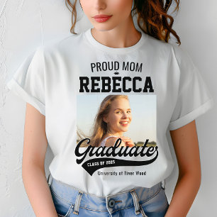 Proud Mum Class of 2025 Graduate Parent Custom T-Shirt