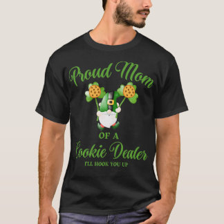 Proud Mum Matching cookie dealer girl St Patricks T-Shirt