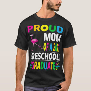 Proud Mum of 2022 Preschool Flamingo Wearing Hat G T-Shirt