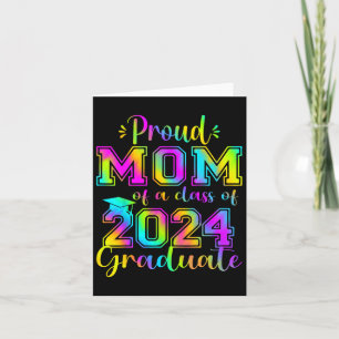 Proud Mum Of 2024 Graduate Awesome Family College Card