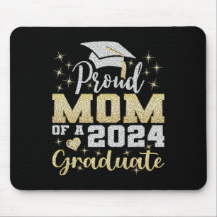 Proud Mum Of 2024 Graduate Awesome Family College Mouse Pad