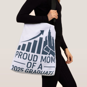 Proud Mum of 2025 Graduate Business Admin Crossbody Bag