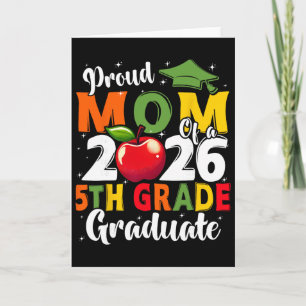 Proud Mum Of 2026 5th Grade Graduate Mother's Day  Card