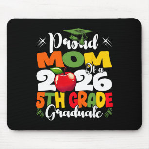 Proud Mum Of 2026 5th Grade Graduate Mother's Day Mouse Pad