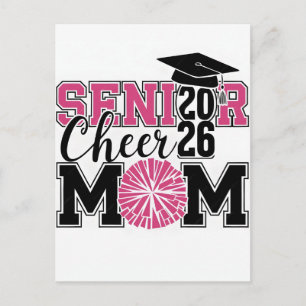 Proud Mum of 2026 Senior Soccer Graduation Gear Holiday Postcard