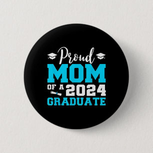 Proud Mum of a 2024 Graduate School Graduation 6 Cm Round Badge