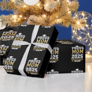 Proud Mum Of A 2025 Graduate Graduation Wrapping Paper