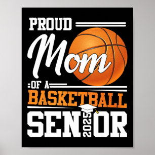 Proud Mum Of A 2025 Senior Graduate Sketll Poster