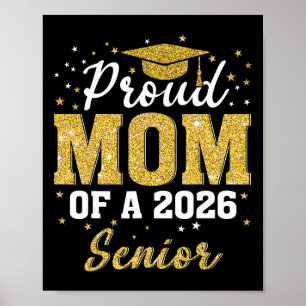 Proud Mum Of A 2026 Senior Shirt Graduation 2026 M Poster