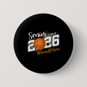 Proud Mum Of A 2026 Senior Sketll Graduate 6 Cm Round Badge