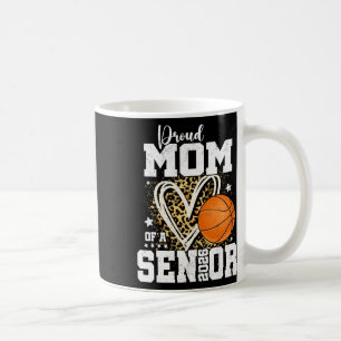 Proud Mum Of A 2026 Senior Sketll Graduation Leopa Coffee Mug