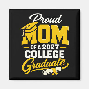 Proud Mum Of A 2027 Graduate Senior Graduation Magnet