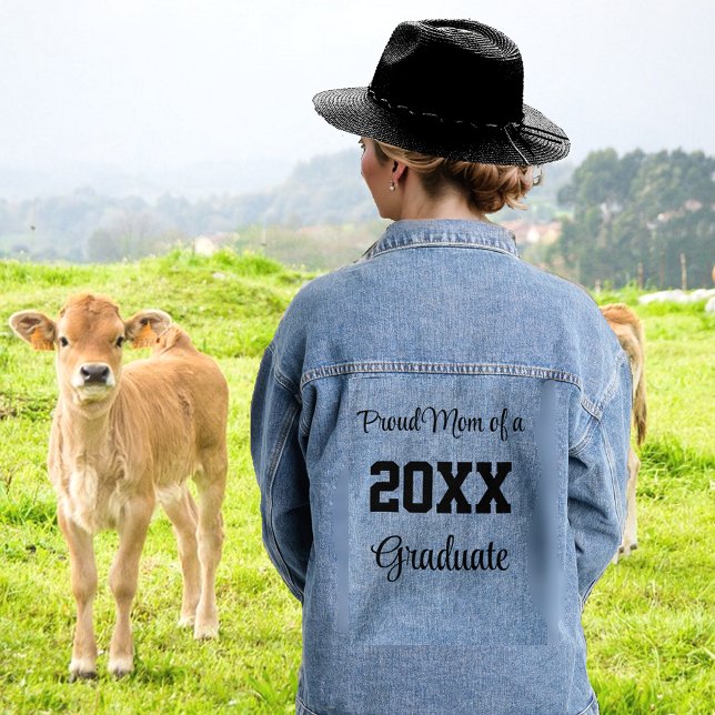 Proud Mum of a 20XX Graduate  Denim Jacket (Creator Uploaded)