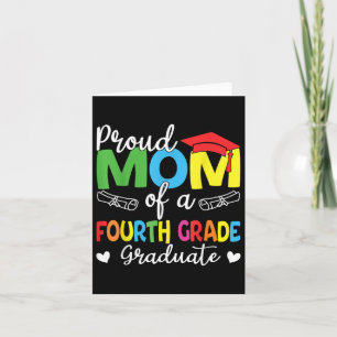 Proud Mum Of A 4th Grade Graduate Graduation  Card