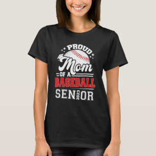 Proud Mum Of A Baseball Senior 2023 Graduation T-Shirt