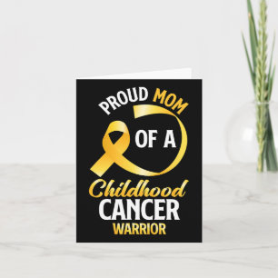 Proud Mum Of A Childhood Cancer Warrior Daughter S Card