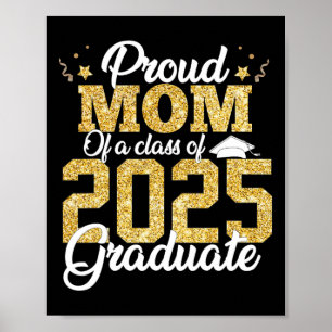 Proud Mum Of A Cl Of 2025 Graduate Senior Graduati Poster