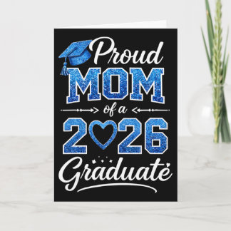 Proud Mum Of A Cl Of 2026 Graduate Senior Graduati Card