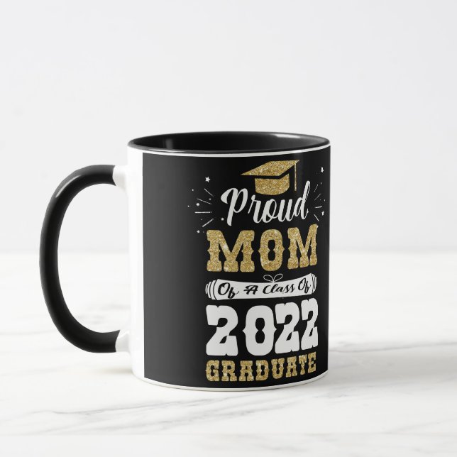 Proud Mum Of A Class Of 2022 Graduate Mug (Left)