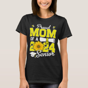 Proud Mum of a Class of 2024 Graduate  Sunflower S T-Shirt