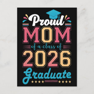 Proud mum of a class of 2026 graduate. Graduation Holiday Postcard