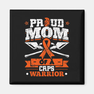Proud Mum Of A Crps Warrior Month Orange Ribbon Magnet