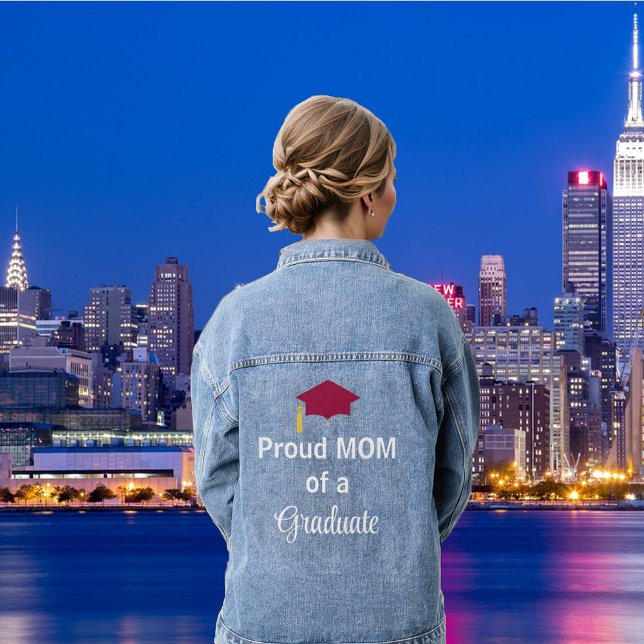 Proud Mum of a Graduate Denim Jacket (Creator Uploaded)