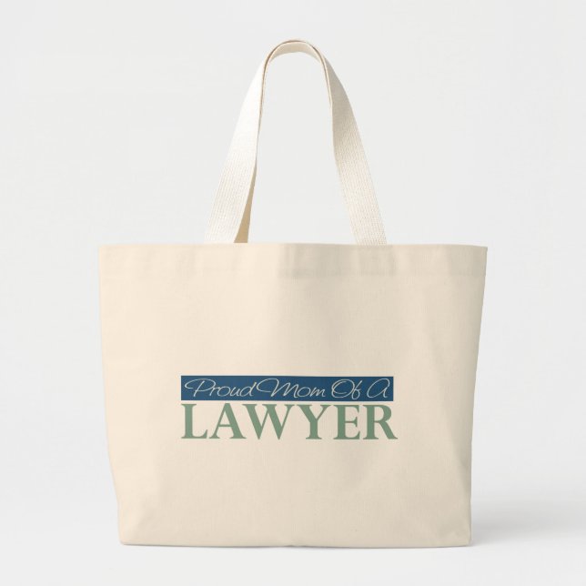 Proud Mum Of A Lawyer Large Tote Bag (Front)