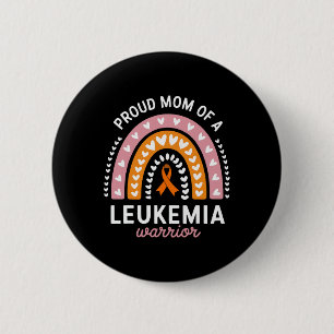 Proud Mum Of A Leukaemia Warrior 1  6 Cm Round Badge