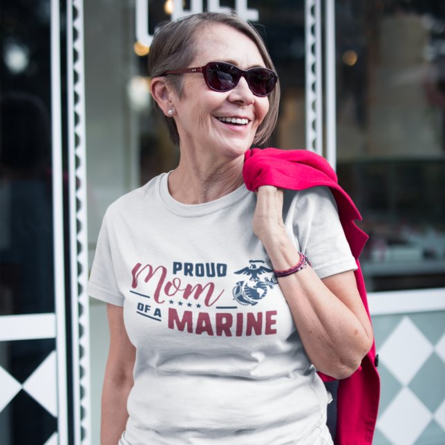 Proud Mum of a Marine T-Shirt (Creator Uploaded)
