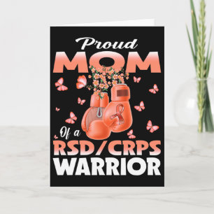 Proud Mum Of A Rsd Crps Warrior Awareness Boxing G Card