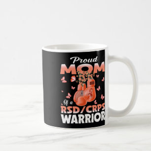 Proud Mum Of A Rsd Crps Warrior Awareness Boxing G Coffee Mug