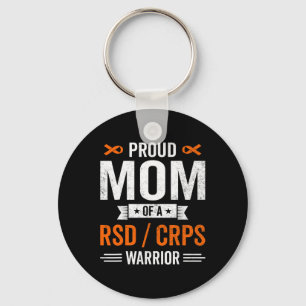Proud Mum Of A Rsd Crps Warrior Survivor Awareness Key Ring