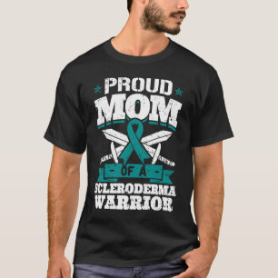 Proud Mum Of A Scleroderma Warrior Awareness Ribbo T-Shirt