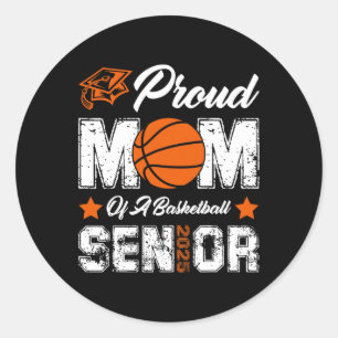 Proud Mum Of A Sketll Senior Cl Of 2025 Graduation Classic Round Sticker
