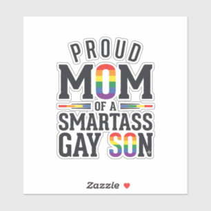 Proud Mum of a Smartass Gay Son Vintage Shirt Desi