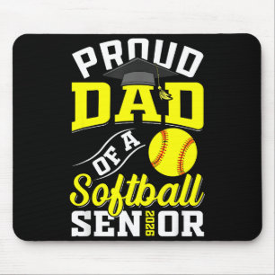 Proud mum of a softball senior class of 2026 mouse pad