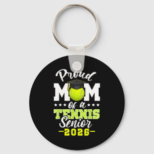 Proud mum of a tennis senior 2026 graduation key ring