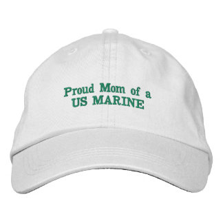 Proud Mum of a US MARINE embroidered hat