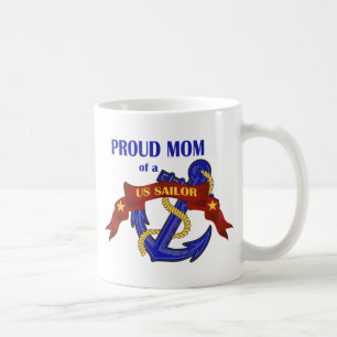 Proud Mum of a US Sailor Coffee Mug