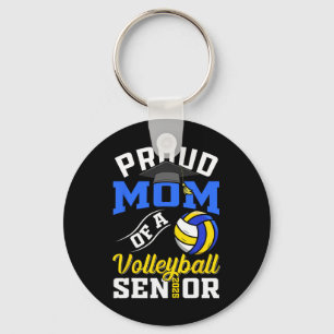 Proud Mum Of A Volleyll Senior Cl Of 2025 Graduati Key Ring