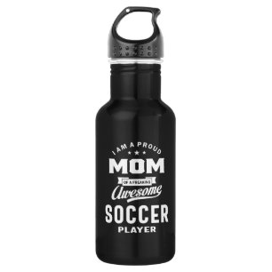 Proud Mum Of An Awesome Soccer Player 532 Ml Water Bottle