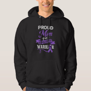 Proud Mum Of An Epilepsy Warrior Epilepsy Awarenes Hoodie