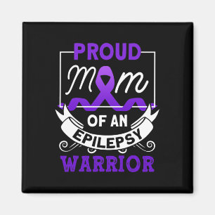 Proud Mum Of An Epilepsy Warrior Epilepsy Awarenes Magnet