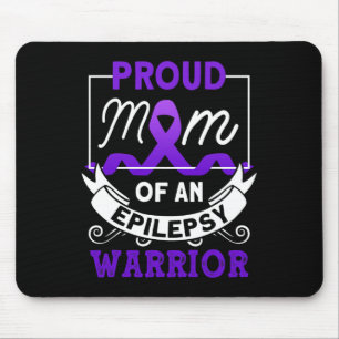 Proud Mum Of An Epilepsy Warrior Epilepsy Awarenes Mouse Pad