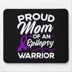 Proud Mum Of An Epilepsy Warrior Epilepsy Awarenes Mouse Pad