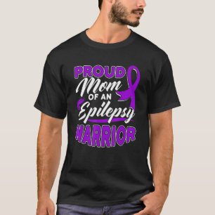 Proud Mum Of An Epilepsy Warrior Epilepsy Awarenes T-Shirt