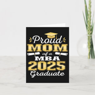 Proud Mum Of Cl Of 2025 M Graduate Grad Family Card