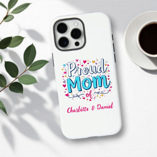 Proud Mum of | Cute Personalised Mother's Day iPhone 16 Pro Max Case