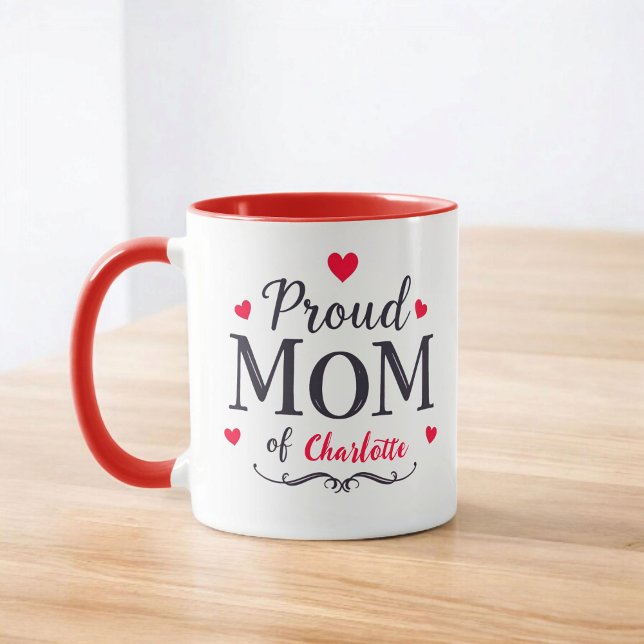 Proud Mum of | Cute Personalised Mother's Day Mug (Creator Uploaded)